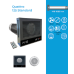 Рекуператор Climtec Quattro 125 Standard 7Вт + тен 40Вт ККД 93% 60м³/год 25м² Фільтр очищення повітря (G3) Датчики  параметрів повітря Зелений 