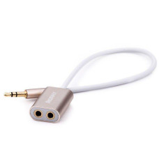 Audio разветвитель AUX Sharing RL-S20 3.5 miniJack gold Remax 320401 Audio разветвитель AUX Sharing RL-S20 3.5 miniJack gold Remax 320401