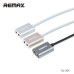 Audio разветвитель AUX Sharing RL-S20 3.5 miniJack silver Remax 320402 Audio разветвитель AUX Sharing RL-S20 3.5 miniJack silver Remax 320402