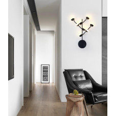 Бра LED 27018 Черный 50х9х40 см. Бра LED 27018 Черный 50х9х40 см.