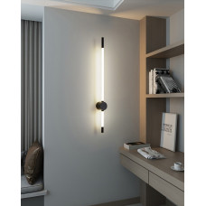 Бра LED 27026 Чорний 9х6х60 см. Бра LED 27026 Чорний 9х6х60 см.