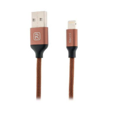Lightning кабель Fabrics RCL-M100, 1m brown Recci CC300162 Lightning кабель Fabrics RCL-M100, 1m brown Recci CC300162