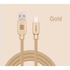 Lightning кабель Armor RCL-T100, 1m gold Recci CC300122 Lightning кабель Armor RCL-T100, 1m gold Recci CC300122