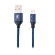 Lightning кабель Fabrics RCL-M100, 1m blue Recci CC300163 Lightning кабель Fabrics RCL-M100, 1m blue Recci CC300163