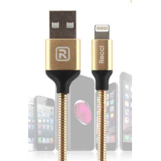 Lightning кабель Gravel RCL-W100, 1m gold Recci CC300093 Lightning кабель Gravel RCL-W100, 1m gold Recci CC300093