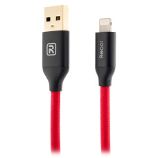 Lightning кабель Velocity RCL-N120, 1.2m red Recci CC300082 Lightning кабель Velocity RCL-N120, 1.2m red Recci CC300082