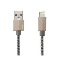Lightning кабель 1 м Gefon серебристый Remax RC-110i Lightning кабель 1 м Gefon серебристый Remax RC-110i