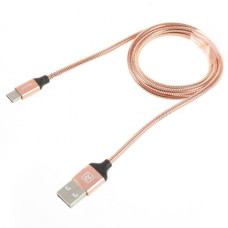 Type-C кабель 1м Gravel Recci Remax розовое золото RCT-W100-Rose-Gold