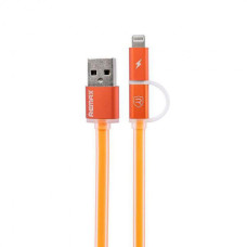 Combo 2-in-1 кабель Lightning/micro USB, 1м orange Aurora Combo Remax 300702 Combo 2-in-1 кабель Lightning/micro USB, 1м orange Aurora Combo Remax 300702