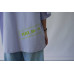 Футболка жіноча стрейч-кулір преміум Oversize подовжена DA-TI Blue with a stripe Блакитний L/XL Футболка жіноча стрейч-кулір преміум Oversize подовжена DA-TI Blue with a stripe Блакитний L/XL