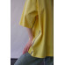 Футболка жіноча стрейч-кулір преміум Oversize подовжена DA-TI lemon with a stripe Yellow Жовтий M Футболка жіноча стрейч-кулір преміум Oversize подовжена DA-TI lemon with a stripe Yellow Жовтий M