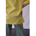 Футболка жіноча стрейч-кулір преміум Oversize подовжена DA-TI lemon with a stripe Yellow Жовтий M Футболка жіноча стрейч-кулір преміум Oversize подовжена DA-TI lemon with a stripe Yellow Жовтий M
