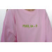 Футболка жіноча кулір преміум Oversize DA-TI inscription on the chest Pink S/M Футболка жіноча кулір преміум Oversize DA-TI inscription on the chest Pink S/M