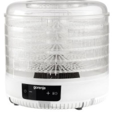 Сушарка для овочів та фруктів Gorenje FDK500GCW 380Вт Термостат 35-70˚C 5 піддонів діаметром 31 см Сушарка для овочів та фруктів Gorenje FDK500GCW 380Вт Термостат 35-70˚C 5 піддонів діаметром 31 см