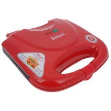 Сендвічниця Saturn ST-EC1082 Red 750Вт Захист від перегріва Сендвічниця Saturn ST-EC1082 Red 750Вт Захист від перегріва