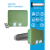 Рекуператор Climteс Optima 200+ Standard 40Вт + Тен 300Вт 240 м³/год  90м² Фільтр (G3) ККД, 93% Інформ LED панель 3 датчика повітря  Пульт Д/К Таймер  Рожевий 